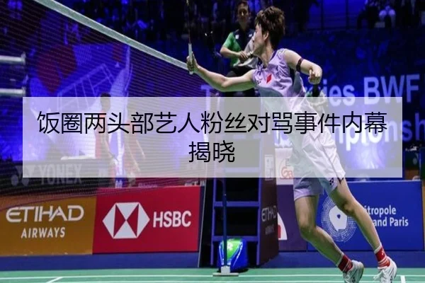 饭圈两头部艺人粉丝对骂事件内幕揭晓